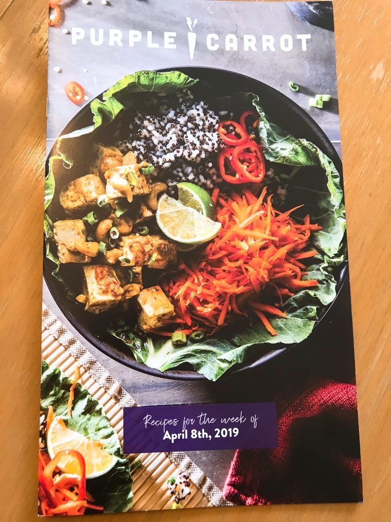 Review of Purple Carrot Vegan Meal Kit Delivery Service | Intentional